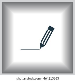pencil icon , vector illustration