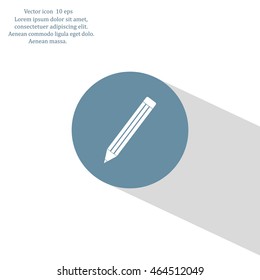 pencil icon , vector illustration