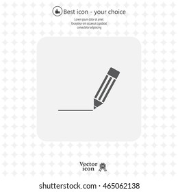 pencil icon , vector illustration