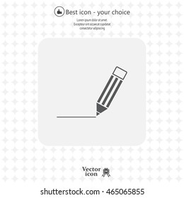 pencil icon , vector illustration