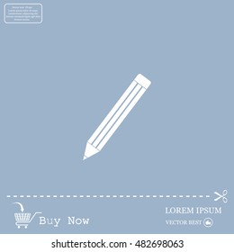 pencil icon , vector illustration