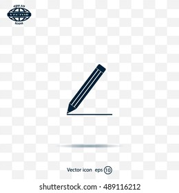 pencil icon , vector illustration