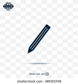 pencil icon , vector illustration