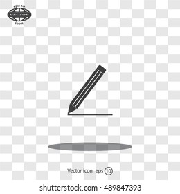 pencil icon , vector illustration