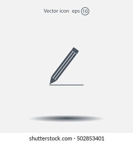 pencil icon , vector illustration
