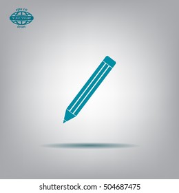 pencil icon , vector illustration