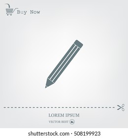 pencil icon , vector illustration