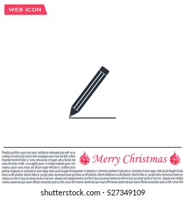 pencil icon , vector illustration