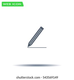 pencil icon , vector illustration