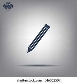 pencil icon , vector illustration