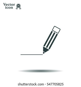 pencil icon , vector illustration