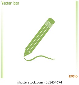 pencil icon , vector illustration