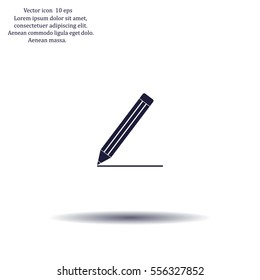 pencil icon , vector illustration