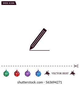 pencil icon , vector illustration