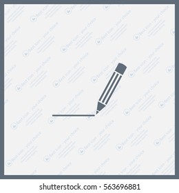 pencil icon , vector illustration