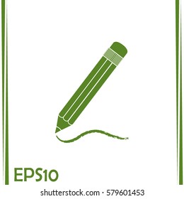 pencil icon , vector illustration