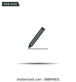 pencil icon , vector illustration