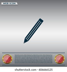 pencil icon , vector illustration