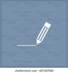 pencil icon , vector illustration