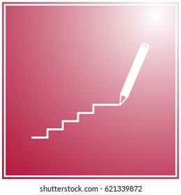 pencil icon , vector illustration