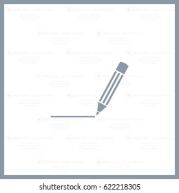 pencil icon , vector illustration