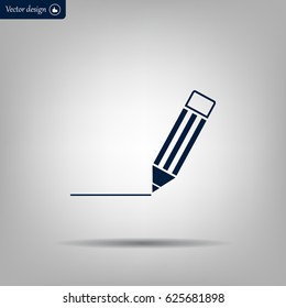 pencil icon , vector illustration