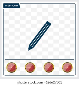 pencil icon , vector illustration