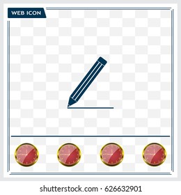 pencil icon , vector illustration