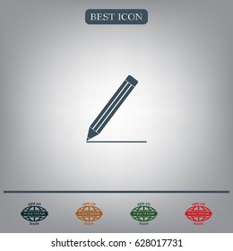 pencil icon , vector illustration