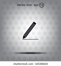 pencil icon , vector illustration