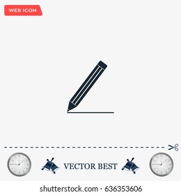 pencil icon , vector illustration