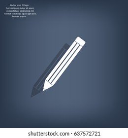 pencil icon , vector illustration