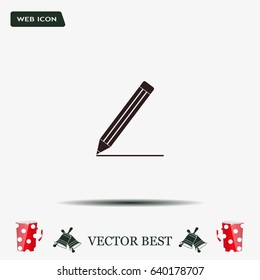 pencil icon , vector illustration