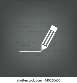 pencil icon , vector illustration