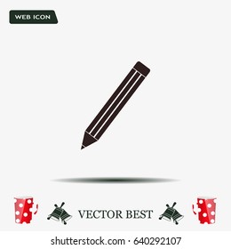 pencil icon , vector illustration