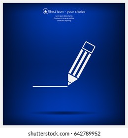 pencil icon , vector illustration