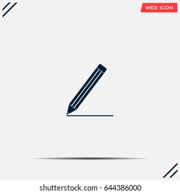 pencil icon , vector illustration