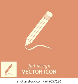 pencil icon , vector illustration