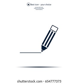pencil icon , vector illustration