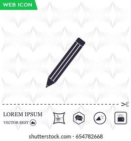 pencil icon , vector illustration