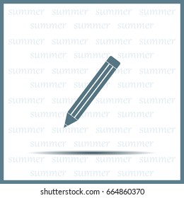pencil icon , vector illustration