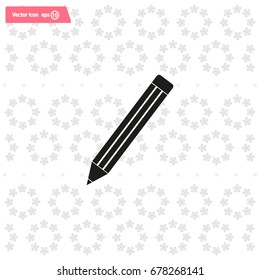pencil icon , vector illustration