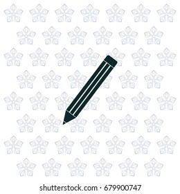 pencil icon , vector illustration