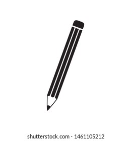 Pencil icon vector. Pencil illustration for design. Flat design on white background.