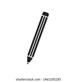Pencil icon vector. Pencil illustration for design. Flat design on white background.