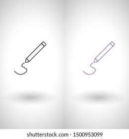 Pencil Icon Vector. Illustration design.
