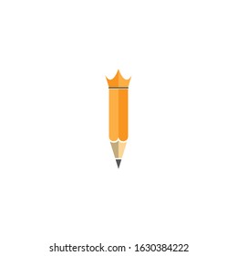 Pencil  icon Vector Illustration design Logo template