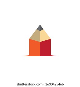 Pencil  icon Vector Illustration design Logo template