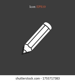 pencil Icon. Vector illustration EPS 10.