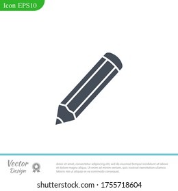 pencil Icon. Vector illustration EPS 10.